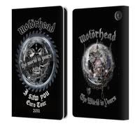 Head Case Designs Officially Licensed Motorhead I Saw You Tours Leather Wallet Case Compatible With Amazon Fire 7 2022