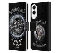 Head Case Designs Officially Licensed Motorhead I Saw You Tours Leather Wallet Case Compatible With Samsung Galaxy S25 Edge