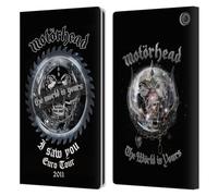 Head Case Designs Officially Licensed Motorhead I Saw You Tours Leather Wallet Case Compatible With Amazon Fire Max 11 2023