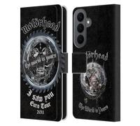 Head Case Designs Officially Licensed Motorhead I Saw You Tours Leather Wallet Case Compatible With Samsung Galaxy S26 Plus