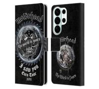 Head Case Designs Officially Licensed Motorhead I Saw You Tours Leather Wallet Case Compatible With Samsung Galaxy S26 Ultra