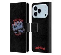 Head Case Designs Officially Licensed Motorhead Iron Fist Album Covers Leather Wallet Case Compatible With Apple iPhone 17 Pro