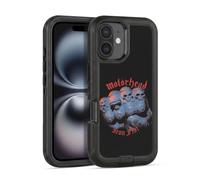 Head Case Designs Officially Licensed Motorhead Iron Fist Album Covers Ultra-Armoured Shockproof Case [Military Grade Protection] Compatible With Apple iPhone 16