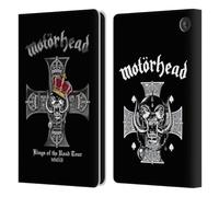 Head Case Designs Officially Licensed Motorhead Kings Of The Road Tours Leather Wallet Case Compatible With Amazon Fire 7 2022