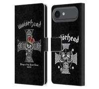 Head Case Designs Officially Licensed Motorhead Kings Of The Road Tours Leather Wallet Case Compatible With Apple iPhone 17 Air