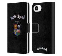 Head Case Designs Officially Licensed Motorhead Motorizer Album Covers Leather Wallet Case Compatible With Apple iPhone 16e
