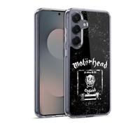 Head Case Designs Officially Licensed Motorhead No Sleep At All Logo Gel Case [Military Grade Protection] Compatible with Samsung Galaxy S25 and Compatible with MagSafe