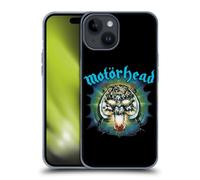 Head Case Designs Officially Licensed Motorhead Overkill Album Covers Gel Case [Military Grade Protection] Compatible with Apple iPhone 15 and Compatible with MagSafe