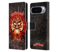 Head Case Designs Officially Licensed Motorhead Overkill Fame Key Art Leather Wallet Case Compatible With Google Pixel 10 Pro XL
