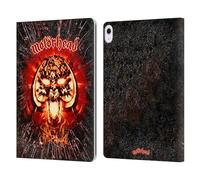 Head Case Designs Officially Licensed Motorhead Overkill Fame Key Art Leather Wallet Case Compatible With Apple iPad Air 13 2024/2025
