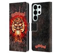 Head Case Designs Officially Licensed Motorhead Overkill Fame Key Art Leather Wallet Case Compatible With Samsung Galaxy S26 Ultra
