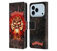 Head Case Designs Officially Licensed Motorhead Overkill Fame Key Art Leather Wallet Case Compatible With Apple iPhone 17 Pro