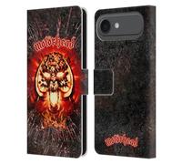 Head Case Designs Officially Licensed Motorhead Overkill Fame Key Art Leather Wallet Case Compatible With Apple iPhone 17 Air