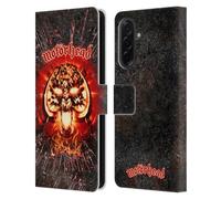 Head Case Designs Officially Licensed Motorhead Overkill Fame Key Art Leather Wallet Case Compatible With Samsung Galaxy A36 5G