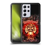 Head Case Designs Officially Licensed Motorhead Overkill Fame Key Art Ultra-Armoured Shockproof Case [Military Grade Protection] Compatible With Samsung Galaxy S21 Ultra 5G
