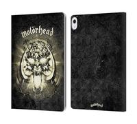 Head Case Designs Officially Licensed Motorhead Overkill Key Art Leather Wallet Case Compatible With Apple iPad Air 13 2024/2025
