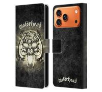 Head Case Designs Officially Licensed Motorhead Overkill Key Art Leather Wallet Case Compatible With Apple iPhone 17 Pro Max