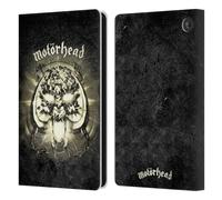 Head Case Designs Officially Licensed Motorhead Overkill Key Art Leather Wallet Case Compatible With Amazon Fire 7 2022