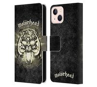 Head Case Designs Officially Licensed Motorhead Overkill Key Art Leather Wallet Case Compatible With Apple iPhone 13