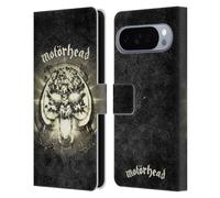Head Case Designs Officially Licensed Motorhead Overkill Key Art Leather Wallet Case Compatible With Google Pixel 10 Pro XL