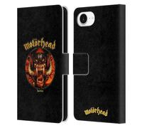 Head Case Designs Officially Licensed Motorhead Sacrifice Album Covers Leather Wallet Case Compatible With Apple iPhone 16e