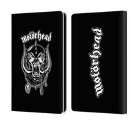 Head Case Designs Officially Licensed Motorhead Silver War Pig Graphics Leather Wallet Case Compatible With Amazon Kindle Paperwhite 6