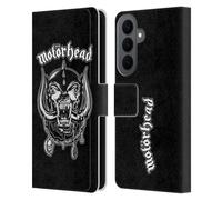 Head Case Designs Officially Licensed Motorhead Silver War Pig Graphics Leather Wallet Case Compatible With Samsung Galaxy S26 Plus