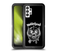 Head Case Designs Officially Licensed Motorhead Silver War Pig Graphics Ultra-Armoured Shockproof Case [Military Grade Protection] Compatible With Samsung Galaxy A13 (2022)