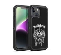 Head Case Designs Officially Licensed Motorhead Silver War Pig Graphics Ultra-Armoured Shockproof Case [Military Grade Protection] Compatible With Apple iPhone 14