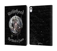 Head Case Designs Officially Licensed Motorhead The World Is Yours Album Covers Leather Wallet Case Compatible With Apple iPad Air 13 2024/2025
