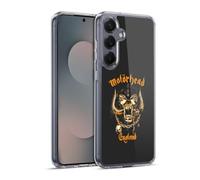 Head Case Designs Officially Licensed Motorhead Warpig England Logo Gel Case [Military Grade Protection] Compatible with Samsung Galaxy S25+ and Compatible with MagSafe