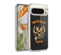 Head Case Designs Officially Licensed Motorhead Warpig England Logo Gel Case [Military Grade Protection] Compatible With Google Pixel 9 / Pixel 9 Pro