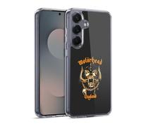 Head Case Designs Officially Licensed Motorhead Warpig England Logo Gel Case [Military Grade Protection] Compatible with Samsung Galaxy S25 and Compatible with MagSafe