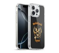Head Case Designs Officially Licensed Motorhead Warpig England Logo Gel Case [Military Grade Protection] Compatible with Apple iPhone 16 Pro Max and Compatible with MagSafe