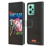 Head Case Designs Officially Licensed Mr. Bean Bike Graphic Art Leather Wallet Case Compatible With Xiaomi Redmi Note 12 5G