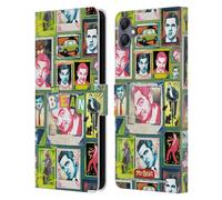 Head Case Designs Officially Licensed Mr. Bean Collage Graphic Art Leather Wallet Case Compatible With Samsung Galaxy A05