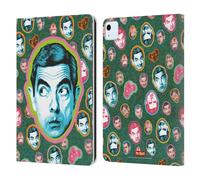 Head Case Designs Officially Licensed Mr. Bean Collage Key Art Leather Wallet Case Compatible With Apple iPad Air 11 2020/2022/2024/2025