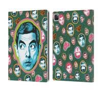 Head Case Designs Officially Licensed Mr. Bean Collage Key Art Leather Wallet Case Compatible With Apple iPad Pro 12.9 2020/2021/2022