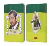 Head Case Designs Officially Licensed Mr. Bean Portrait Doodle Art Leather Wallet Case Compatible With Kindle Paperwhite 1/2 / 3