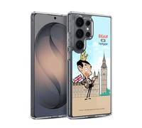 Head Case Designs Officially Licensed Mr. Bean: The Animated Series Bean In London Graphic Art Gel Case [Military Grade] Compatible with Samsung Galaxy S26 Ultra and Compatible with MagSafe