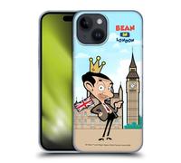Head Case Designs Officially Licensed Mr. Bean: The Animated Series Bean In London Graphic Art Hard Back Case Compatible With Apple iPhone 15