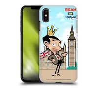 Head Case Designs Officially Licensed Mr. Bean: The Animated Series Bean In London Graphic Art Hard Back Case Compatible With Apple iPhone XS Max