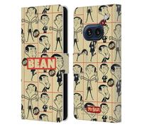 Head Case Designs Officially Licensed Mr. Bean: The Animated Series Collage Graphic Art Leather Wallet Case Compatible With Nothing Phone (2a)