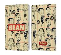 Head Case Designs Officially Licensed Mr. Bean: The Animated Series Collage Graphic Art Leather Wallet Case Compatible With Apple iPad 10.2 2019/2020/2021