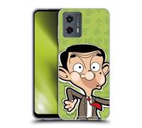 Head Case Designs Officially Licensed Mr. Bean: The Animated Series Face Graphic Art Gel Case [Military Grade Protection] Compatible With Motorola Moto G (2023)