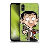 Head Case Designs Officially Licensed Mr. Bean: The Animated Series Face Graphic Art Hard Back Case Compatible With Apple iPhone XS Max