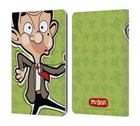 Head Case Designs Officially Licensed Mr. Bean: The Animated Series Face Graphic Art Leather Wallet Case Compatible With Kindle Paperwhite 1/2 / 3