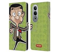 Head Case Designs Officially Licensed Mr. Bean: The Animated Series Face Graphic Art Leather Wallet Case Compatible With OnePlus Ace 3V 5G