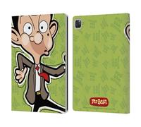 Head Case Designs Officially Licensed Mr. Bean: The Animated Series Face Graphic Art Leather Wallet Case Compatible With Apple iPad Pro 12.9 2020/2021/2022