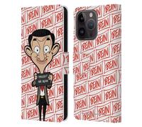 Head Case Designs Officially Licensed Mr. Bean: The Animated Series Photograph Graphic Art Leather Wallet Case Compatible With Apple iPhone 15 Pro